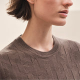 女裝H long-sleeve sweater Gris (Size 40)
