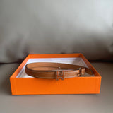Hermes pop h belt 金棕 x 銀 #85