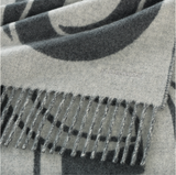 muffler cashmere 頸巾 (Maillons TGM 放大版錨鏈) gris