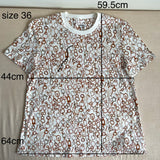 女裝Tee "Do Re Boucles" flared t-shirt"  (Size 36)