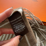 muffler cashmere 頸巾 (Casaque Les Sangles 馬鞍腹帶騎裝) Camel