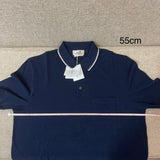 男裝Polo Tee Piqures Sellier Marine (Size L)