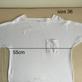 女裝Tee " Embroidered pocket tunic" top t-shirt"  (Size 36)
