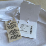 女裝H Straight embroidered pocket dress Blanc (Size 38)