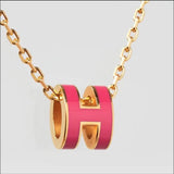 📤pop h necklace Rose Extreme x Rosegold