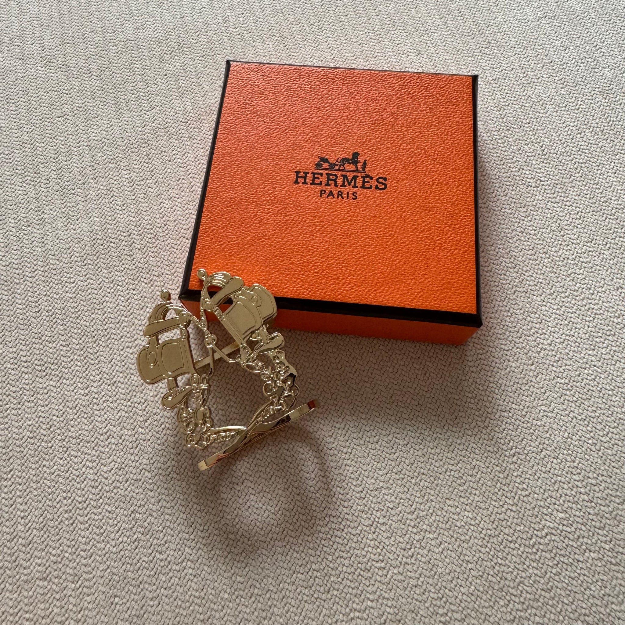HERMES スカーフリング Brides de Gala scarf ring 直営店包装 Hermes Brides de Gala scarf ring – J2754 Trading Limited