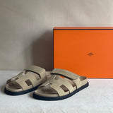 Chypre Sandals 拖鞋 (Size 37) Beige Lin