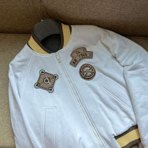女裝 捧球褸 Varsity embroidered jacket (Size 38)