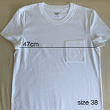 女裝H Straight embroidered pocket dress Blanc (Size 38)