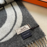 muffler cashmere 頸巾 (Maillons TGM 放大版錨鏈) gris