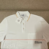 男裝Polo Tee Piqures Sellier blanc (Size L)