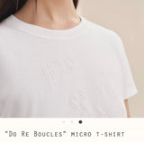女裝 "Do Re Boucles" micro t-shirt (Size 36)