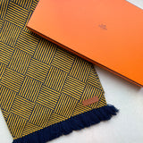 muffler cashmere 頸巾 (Tile Weave)